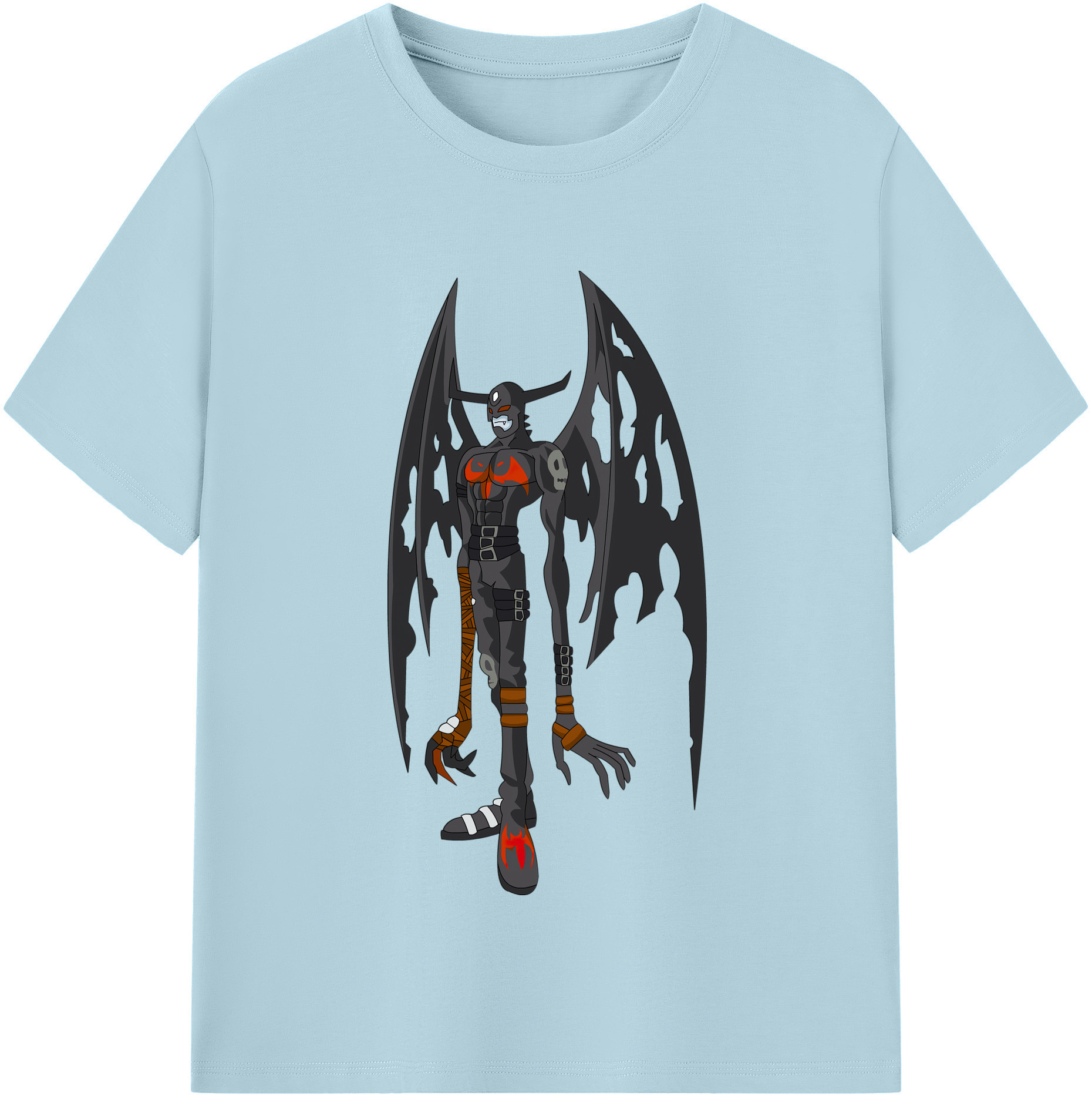 （画像用） Digimon デジタルモンスター/デジモン 綿100％半袖Tシャツ（フロントプリント）